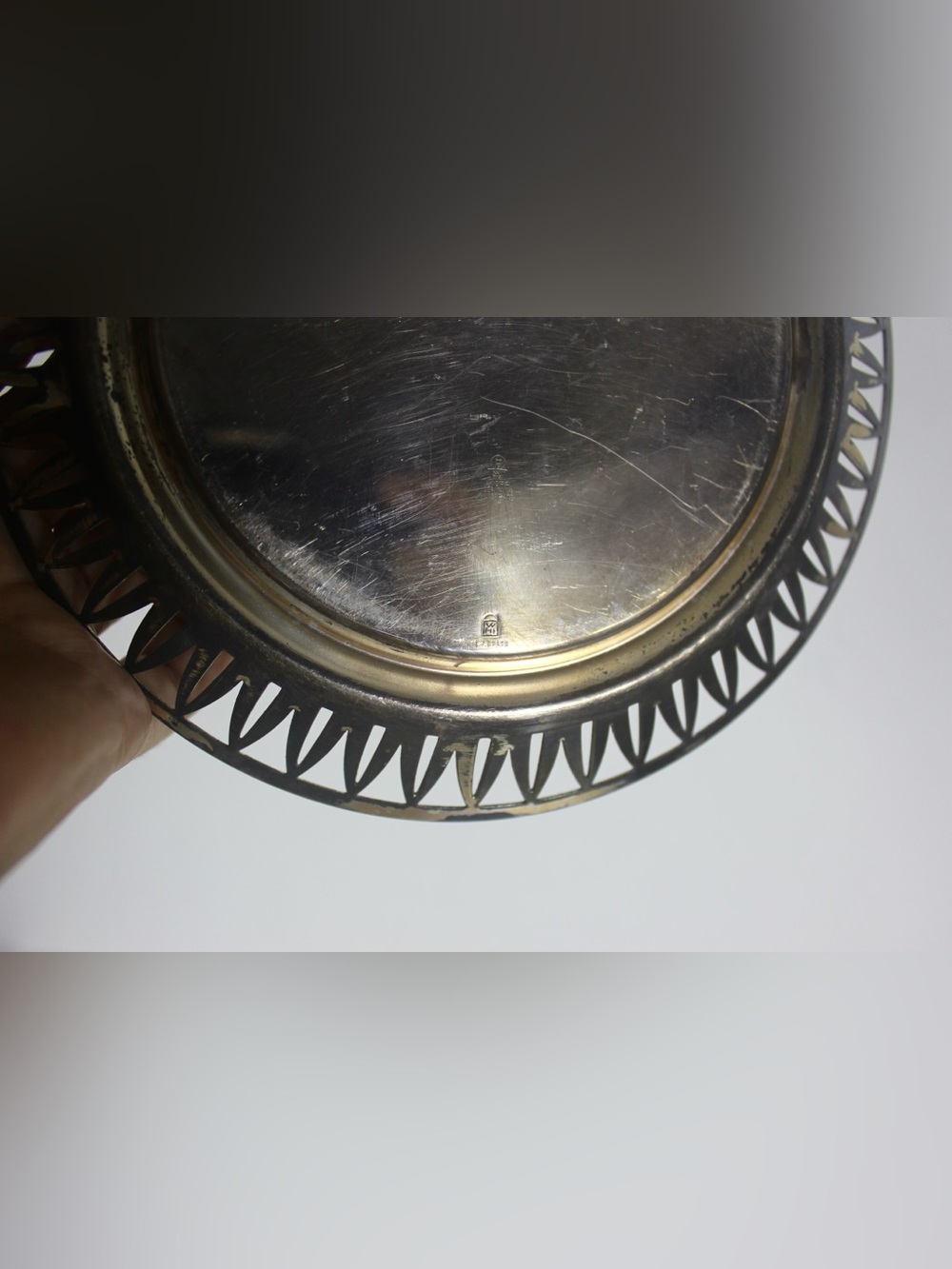 Silverplated Wine Coaster or Pillar Candleholder - Picture 7 of 8